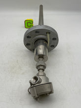 Load image into Gallery viewer, Pushna PII-1016-15 PSE Thermocouple w/ 13&quot; Tapered Shank, 7&quot; Backing Flange (New)