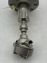 Load image into Gallery viewer, Pushna PII-1016-15 PSE Thermocouple w/ 13&quot; Tapered Shank, 7&quot; Backing Flange (New)