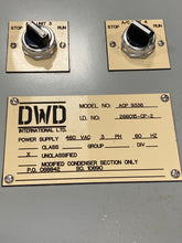 Load image into Gallery viewer, DWD International ACP-9336 Air Conditioning System Control Enclosure, 460 VAC (Used)