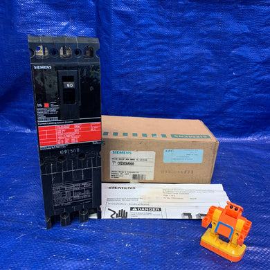 Siemens CED63M090 MCCB 50C3P, 90A, 600V, CL, LO/LUG (New)
