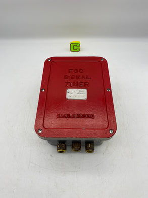 Kahlenberg M-411 Type 4-610D Fog Signal Timer, Size 120 VAC (Used)