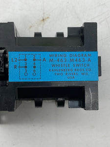 Kahlenberg M463 Whistle Control Switch, 115-230 VAC (Used)