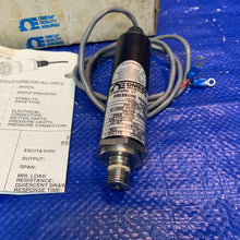 Load image into Gallery viewer, Omega PX305-1KGI Pressure Transducer, Range: 0-1000 PSIG, Proof: 2000 PSIG, 12-67 VDC, 4-20 mA (Used)