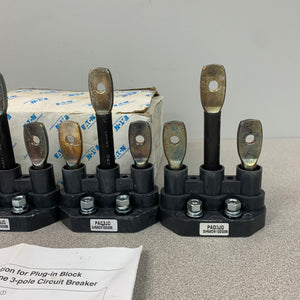Eaton PAD3JD Plug-In Block, *Lot of (4) Blocks* (Open Box)