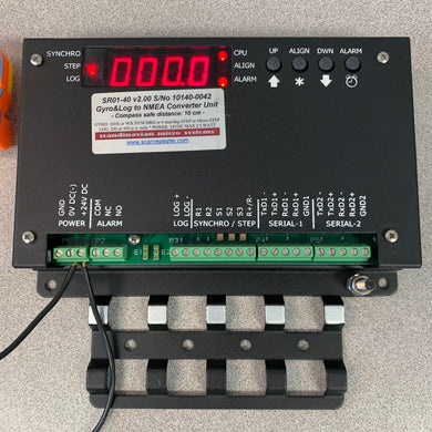 Scandinavian Micro Systems SR01-40 v2.00 Gyro & Log to NMEA Converter Unit (Used)