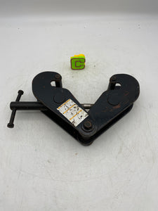 CM 2-Ton Screw-Lock Beam Clamp, 3"-9" Flange Width (Used)