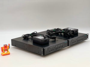 Robot MV87 Color Quad w/ Playback, Pwr Adapter, Rack Mount Accs *Lot of (2) Quads* (Used)