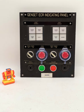 NORIS Automation P837-17-GECRIP-01 Genset ECR Indicating Panel (Not Tested-For Parts)