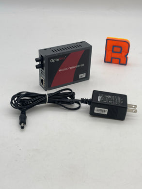 Optolinx FCU-100ST Media Converter w/ Power Adapter (Used)