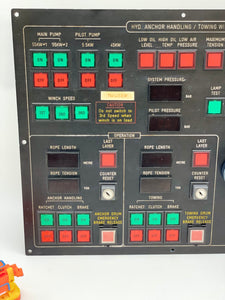 Zicom Z-1089 Hyd. Anchor Handling / Towing Winch Control Panel (Not Tested)