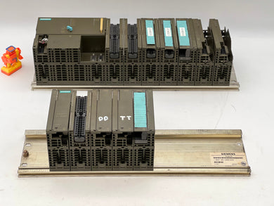 Siemens 6ES7318-2AJ00-0AB0 Assorted PLC Rack Assembly (Not Tested)