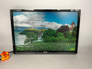 ASUS VW224 22” LCD Monitor, 1680x1050, 16:10, DVI-D, VGA (Used)