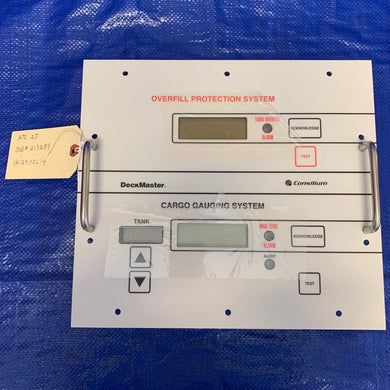 Consilium Salwico Metritape Deckmaster DU Overfill Protection System and Cargo Gauging System Face Panel (Used)