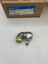 Load image into Gallery viewer, Eaton Crouse-Hinds LT5090G-SA 90Deg Liquidtight Connect w/ Ground, 1/2&quot; *Box of (25)* (New)