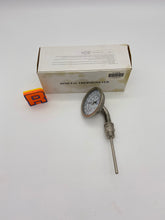 Load image into Gallery viewer, Grainger 1NFZ6 Analog Dial Thermometer, Bimetal, 3” Dial, 1/2” NPT (New)