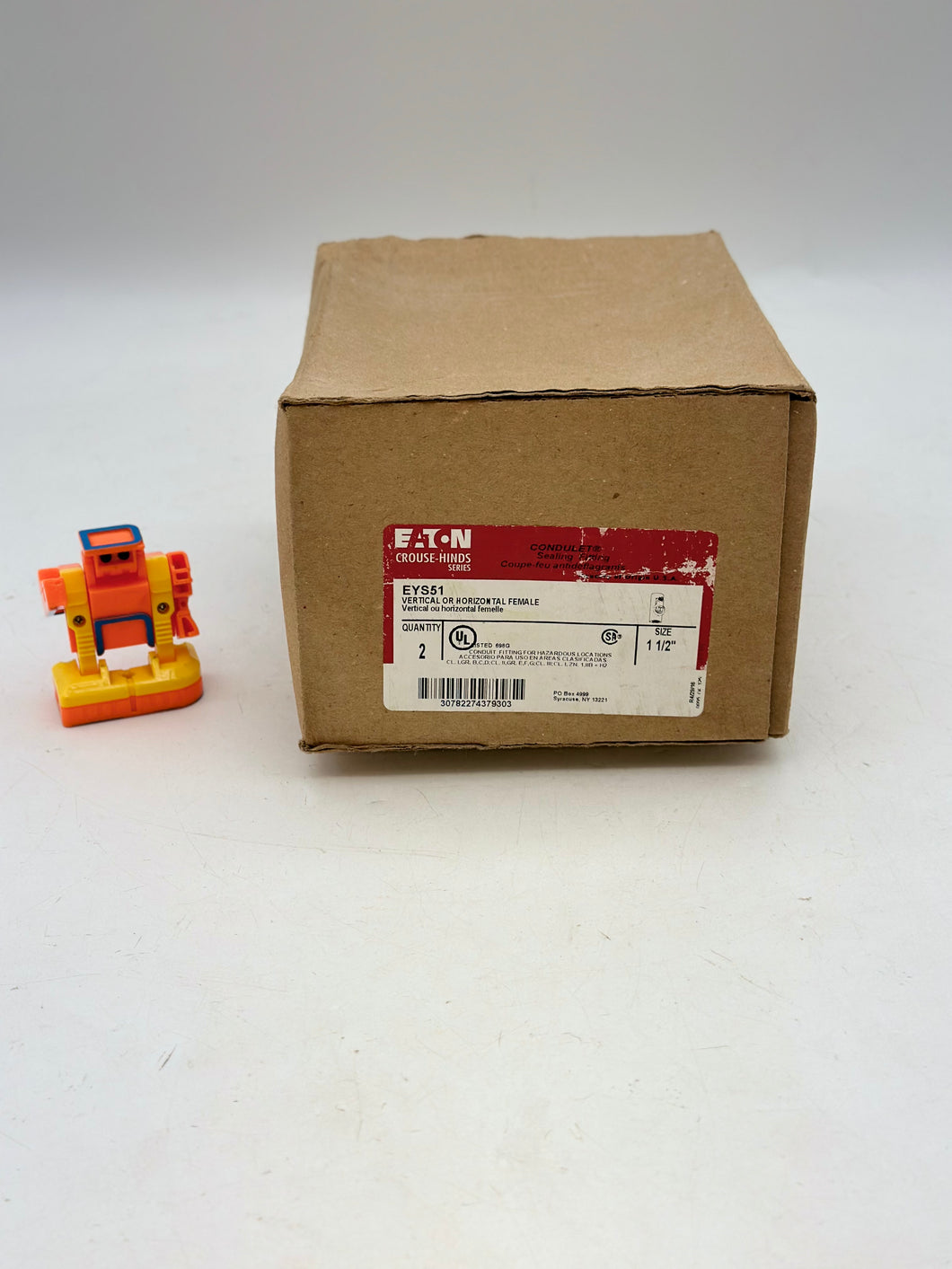 Eaton Crouse-Hinds EYS51 Vertical/Horiz. Female Condulet Sealing Fitting 1-1/2