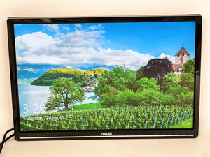 ASUS VW224 22” LCD Monitor, 1680x1050, 16:10, DVI-D, VGA (Used)