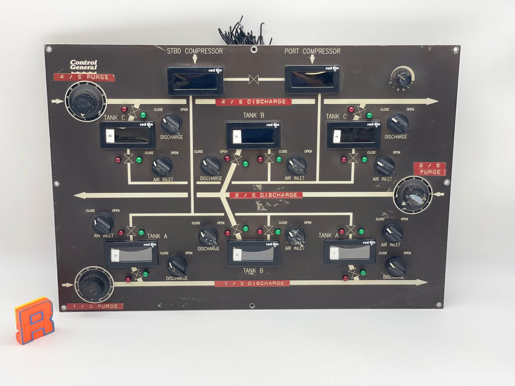 Control General A0090H Bulk Mud Control Panel (For Parts-Not Tested)