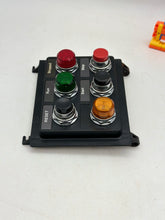 Load image into Gallery viewer, Eaton Cutler-Hammer Indicator Light Panel for MCC Bucket, (3) Lights w/ Reset Start Stop *Lot of (2)* (Used)
