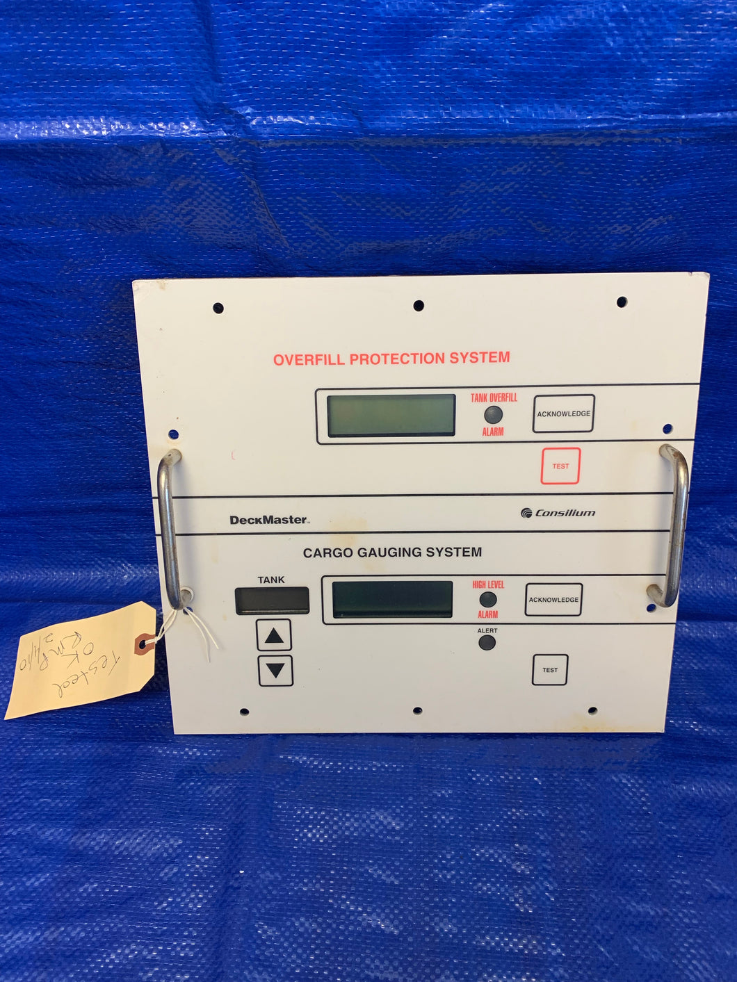 Consilium Salwico Metritape Deckmaster DU Overfill Protection System and Cargo Gauging System Face Panel (Used)