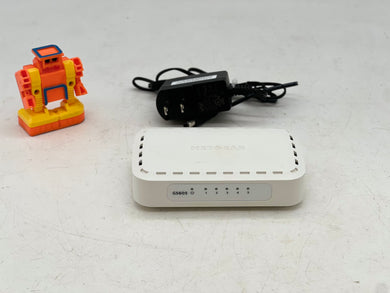 Netgear GS605 V5 ProSafe 5-Port Gigabit Ethernet Switch w/ Pwr Adapter (Used)