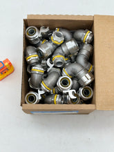 Load image into Gallery viewer, Eaton Crouse-Hinds LT5090G-SA 90Deg Liquidtight Connect w/ Ground, 1/2&quot; *Box of (25)* (New)