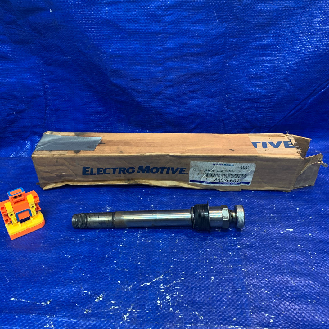 Electro-Motive Diesel EMD 40036607 Cylinder Test Valve (Used-In Box)