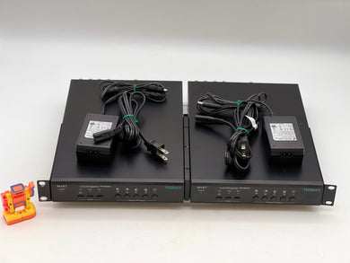 Robot MV87 Color Quad w/ Playback, Pwr Adapter, Rack Mount Accs *Lot of (2) Quads* (Used)