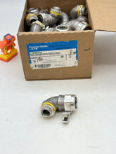 Load image into Gallery viewer, Eaton Crouse-Hinds LT5090G-SA 90Deg Liquidtight Connect w/ Ground, 1/2&quot; *Box of (25)* (New)