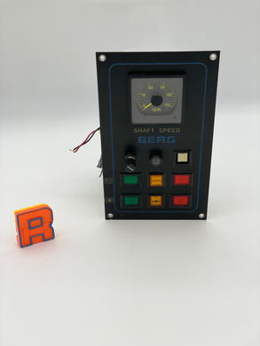 BERG Propulsion Shaft Speed Indicator Panel (Not Tested-For Parts)
