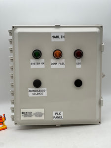 Remote ESD Control Panel Enclosure Allen Bradley 1766-L32BXB, Sixnet SLX-8MS-1 (Used)