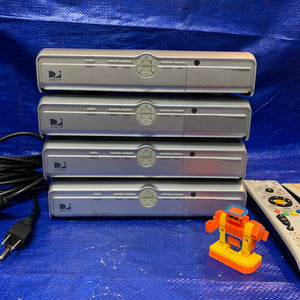 DirectTV D11-100 Satellite Box With Power Cord *Lot of (4) Box's, (4) Power Cords, (2) Remotes* (Not Tested-For Parts)