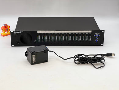 Lowell MP16 Amplified Monitor Panel, 16ch, w/ Pwr Adaper (Used)