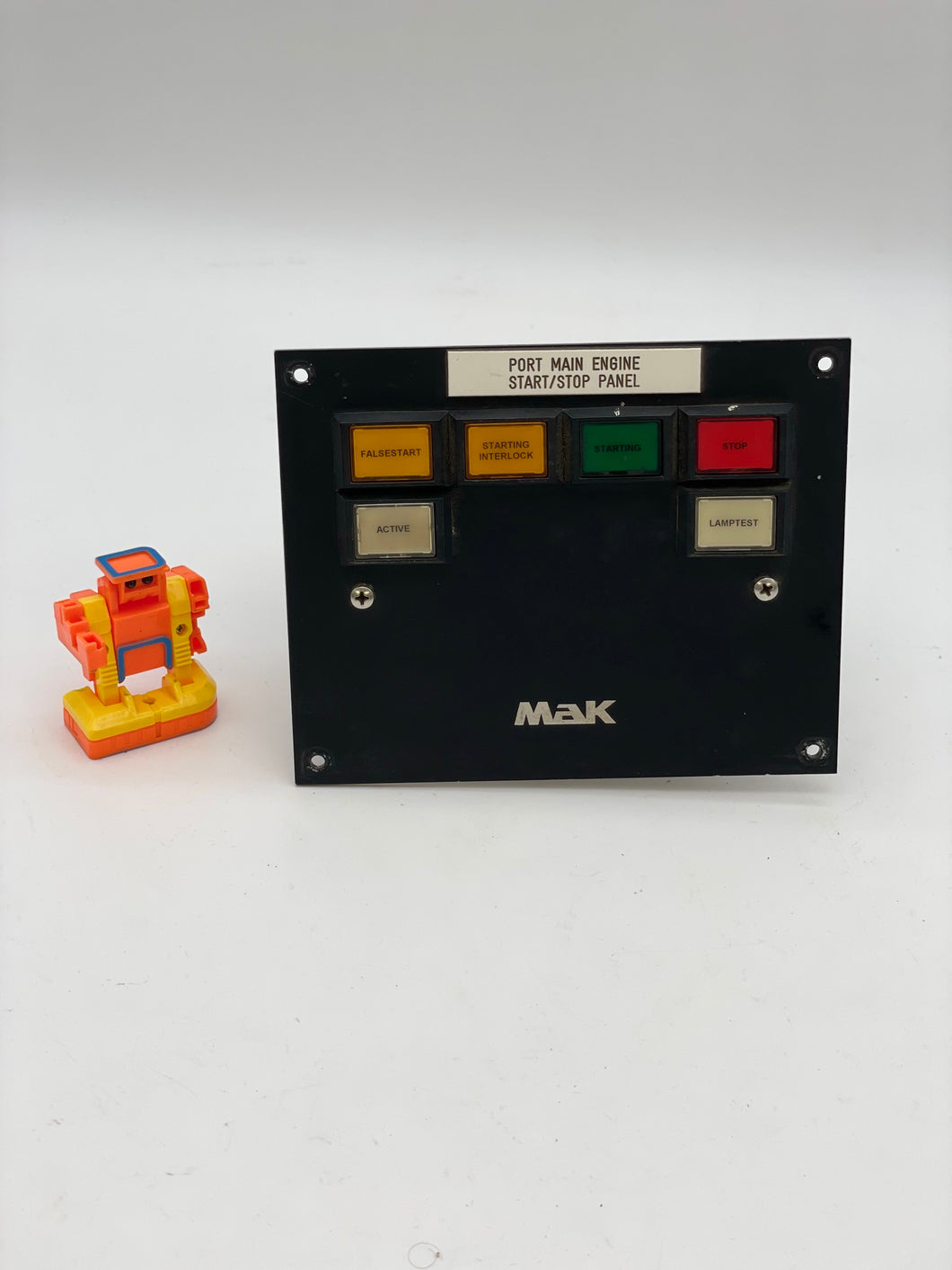 MAK (Caterpillar) Main Engine Start/Stop Control Panel (Not Tested)