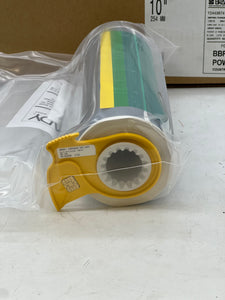 Brady 13616 Gray All Weather Permanent Adhesive Vinyl Label Tape, 10"x50' (New)