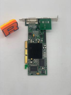 Matrox 7012-03 Rev. A G55+MDHA32DR DVI VGA AGP Graphics Card 32MB (Not Tested-For Parts)