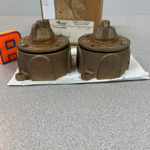 Pauluhn 862B Surface Mount Brass Watertight Switch Unit Housing Only *Box of (2)* (Open Box)