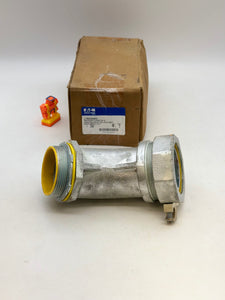 Eaton Crouse-Hinds LTB30045G 45Deg Ground Connect, 3” (New)