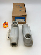 Load image into Gallery viewer, Eaton Crouse-Hinds LL58 Form 8 Conduit Outlet Body, 1.5” *Box of (2)* (New)
