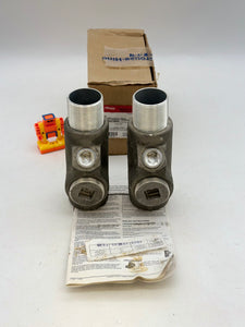 Eaton Crouse-Hinds EYS56-SA Vertical/Horiz. Male/Female Sealing Fitting 1-1/2" *Box of (2)* (New)