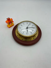 Load image into Gallery viewer, Hanseatic Instruments Marine Wall Clock on Wood (Used)