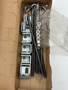 Eaton B750-J9 B-Line Beam Clamp, 8-12" Flange W, Zinc Plated *Box of (7)* (Open Box)