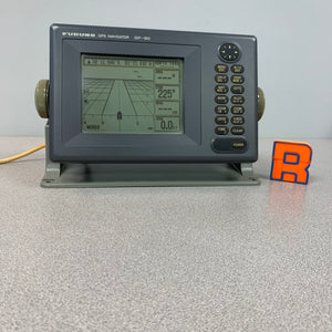 Furuno GP-90D GPS Navigator Display Unit GP-90 w/ Mounting Bracket (Used)