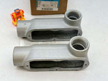 Load image into Gallery viewer, Eaton Crouse-Hinds LR58 Form 8 Conduit Outlet Body, 1.5” *Box of (2)* (New)