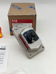 Eaton Crouse-Hinds DSD925-SA-HN-OF-AU Ex. Proof Front Op. Selector (New)