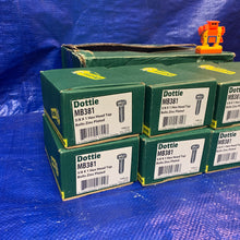 Load image into Gallery viewer, Dottie MB381 3/8” x 1” Hex Head Tap Bolts, Zinc Plated, *Lot of (800) Bolts* (Open Box)
