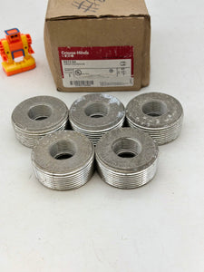 Eaton Crouse-Hinds RE73-SA Conduit Hub Reducer 2-1/2”x1" *Box of (5)* (New)