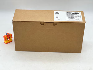 Brady 13610 Red All Weather Permanent Adhesive Vinyl Label Tape, 10"x50' (New)