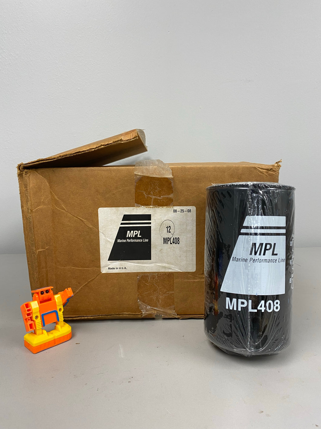 Fleetguard MPL408 Fuel Spin-On Filter, *Lot of (12) Filters in (1) Box* (New)