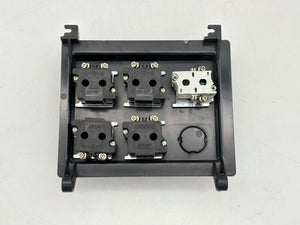 Eaton Cutler-Hammer Indicator Light Panel for MCC Bucket (4) Lights w/ Reset *Lot of (2)* (Used)
